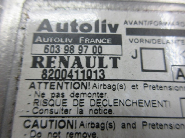 фото №10, Renault scenic ii 1.5 dci повітряна подушка пасажира + модуль