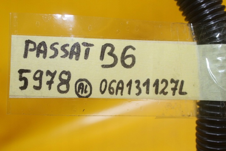 фото №9, Трубка шланг повітропровід повітря vw passat b6 audi skoda 1.6 fsi 06a131127l