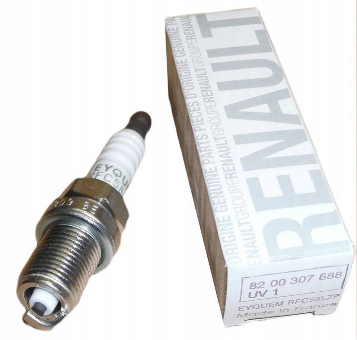 фото №1, Свеча зажигания зажигания renault clio ii kangoo i 1.2 16v 8200307688 оригинал