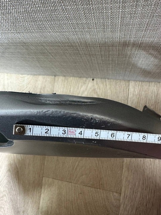 фото №6, Hyundai tucson 4 iv 2020- n-line накладка спойлер бампера зад 86671-n7ca0