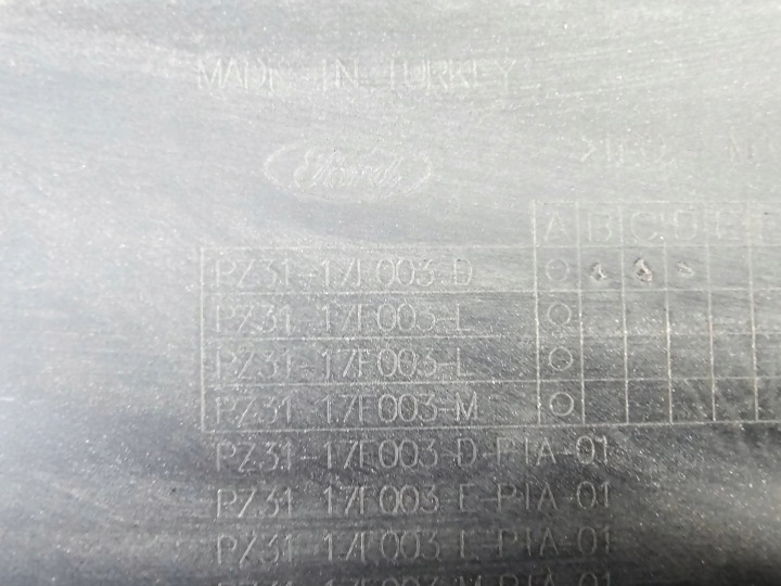 фото №12, Бампер ford transit custom ii 2 mk2 23- перед передний pz31-r17757-d