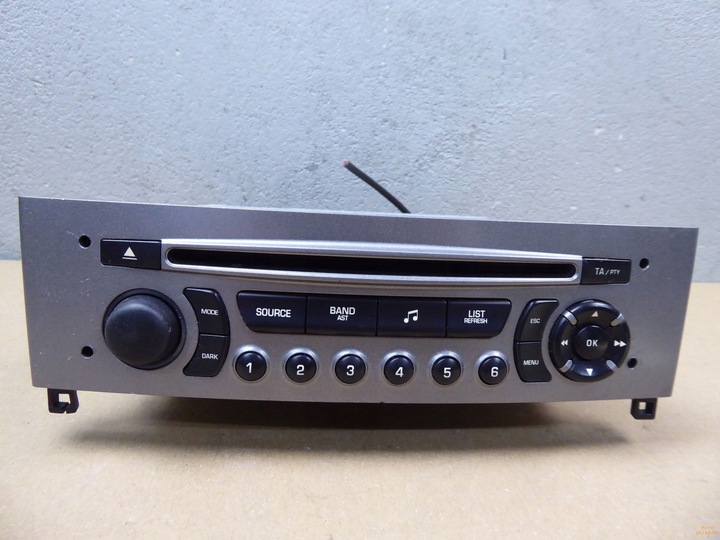 фото №1, Радіо cd peugeot 308 96643698xt