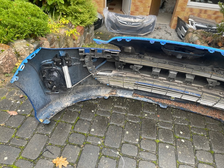 фото №5, Peugeot 308 бампер переднє оригінал розпилювачі