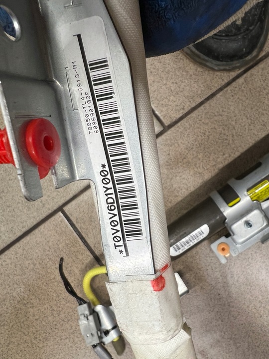 фото №5, Подушка безопасности шторка воздушная левая accord viii air bag