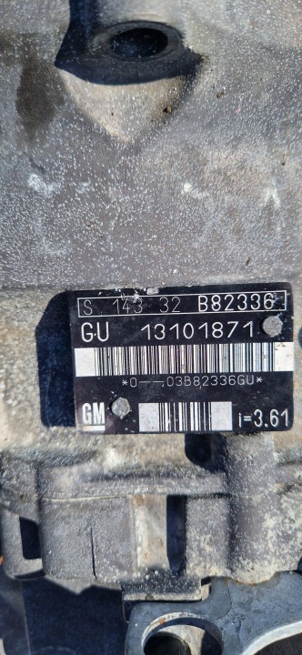 фото №11, Коробка передач механическая oem номер gu 13101871 opel vectra c 2.2 dti