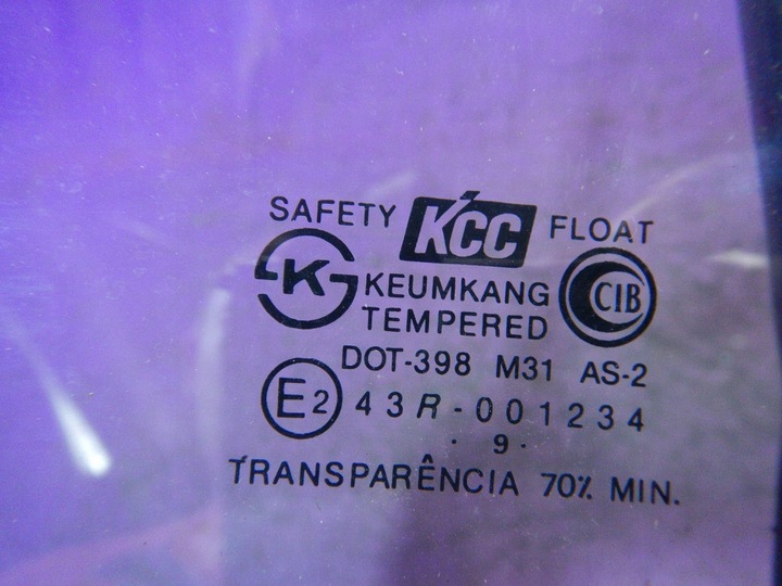 фото №2, Hyundai atos prime 97-02 скло дверна двері лівий зад ліва малий трикутна