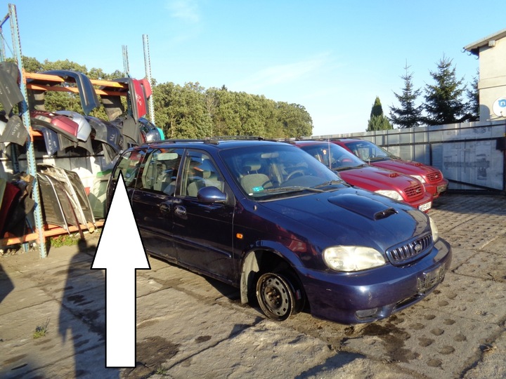 фото №1, Стекло кузовная правая зад kia carnival i 99-01