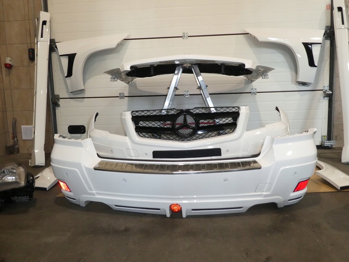 фото №13, Mercedes glk x204 капот бампер перед зад пороги brabus