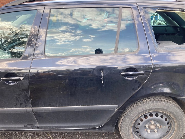 фото №1, Дверь задние левая зад левый skoda octavia ii рестайлинг чёрные lf9r универсал