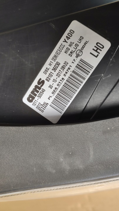 фото №13, Ssangyong rexton ii 2 y400 ксенон + led лампа ліва 83101 36030