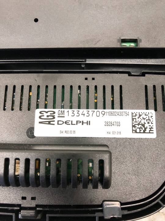 фото №6, Панель кондиционера радио opel meriva b 13343709 13346043