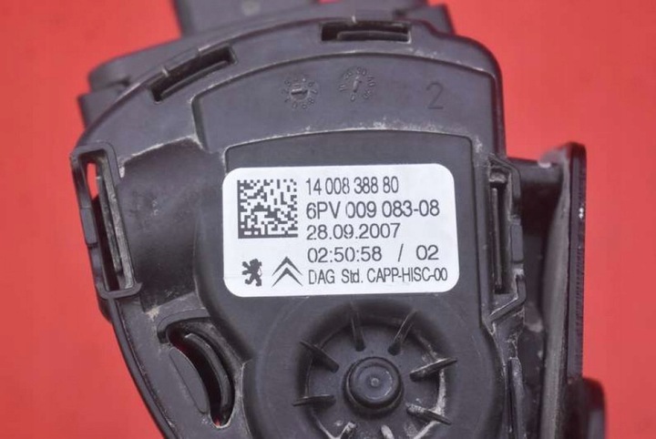 фото №8, Потенціометр педаль газу eu 1400838880 peugeot expert 2 ii 1.6 hdi 90 km