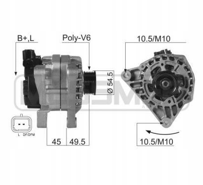 фото №1, Era генератор messmer peugeot, fiat,citroen