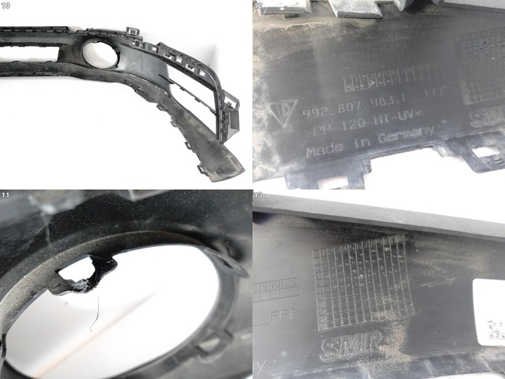 фото №11, Porsche 992 911 gts sportdesign 19- спойлер w бампер зад