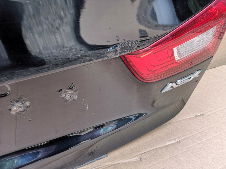 фото №6, Mitsubishi asx кришка багажника комплектна колір x42