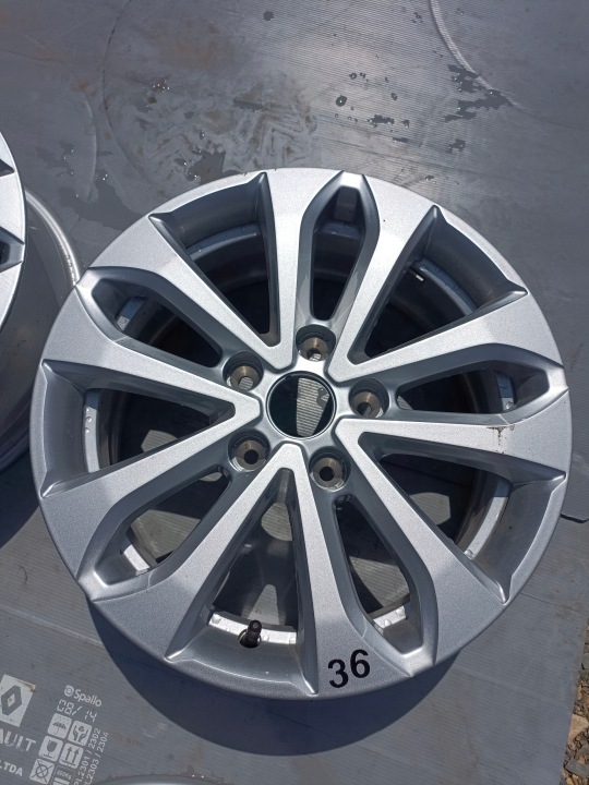 фото №12, Диск алюмінієвий диск renault megane iv 16x6,5 et44 welly