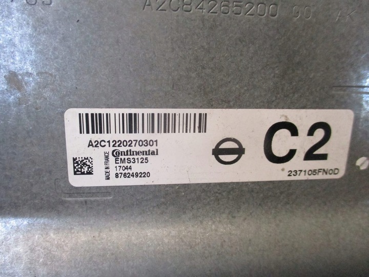 фото №5, Компьютер двигателя nissan micra k14 0.9 tce