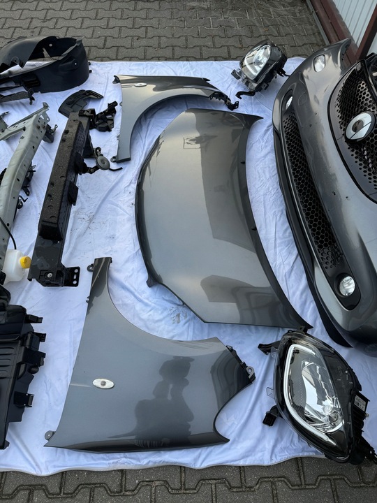 фото №9, Smart forfour a453 бампер капот крило лампа радіатор pas балка перед