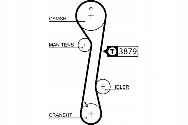 фото №2, Стрічка розподільний вал hyundai купе elantra шосе i30 l