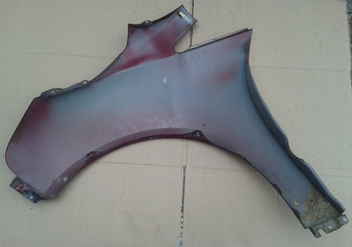 фото №6, Крыло правый перед переднее mitsubishi grandis 2003-2011 бордовый p12