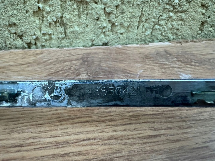 фото №6, Mercedes c клас w204 07- планка хром бампера задня зад sedan a2048850421