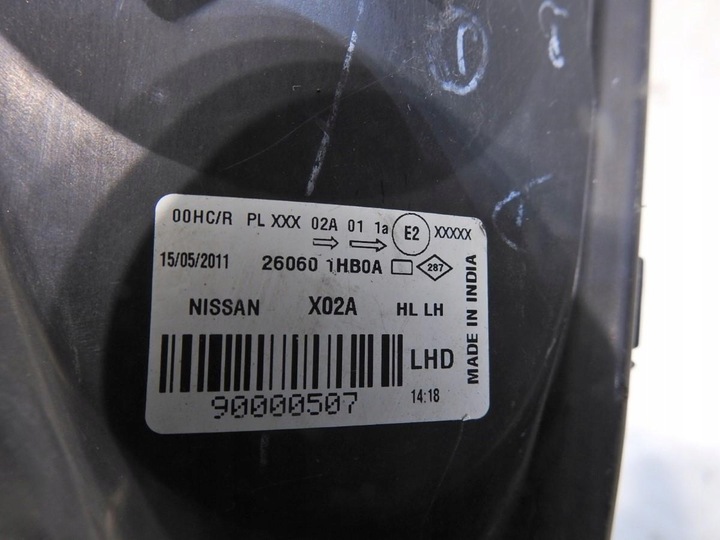фото №7, Лампа левая передняя перед nissan micra k13 260601hb0a 90000507