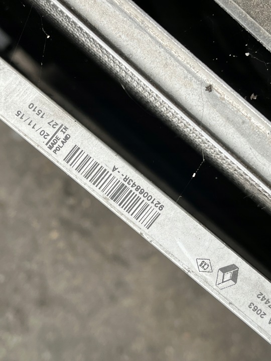 фото №7, 47 renault clio iv dacia logan 1.2 tce комплект радіатор вентилятор