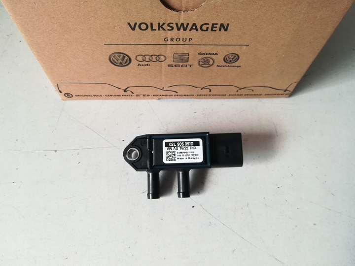 фото №1, Датчик давления выхлопных газов dpf 03l906051d volkswagen