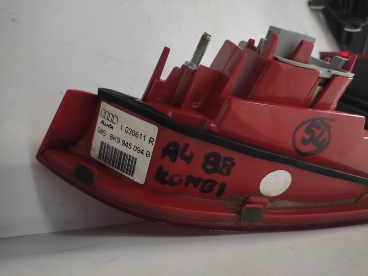 фото №9, Audi a4 b8 универсал 8k 8k9 лампа правая задняя зад крышка led 2007-