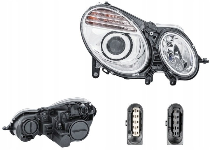 фото №1, Фара правый mercedes e-klasa w211 06- hella