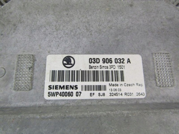 фото №6, Fabia i 6y компьютер блок управления двигателя 1,2 12v awy