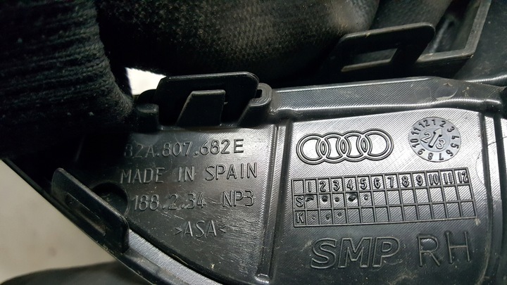 фото №10, Решётка бампера передней правая сторона audi a1 82a807682e демонтаж