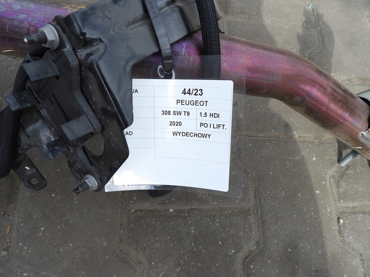 фото №6, Вихлопна система peugeot 308 sw t9 1,5hdi