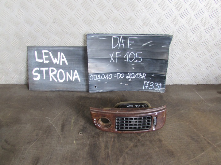 фото №1, Решітка повітропровід ліва 1308506 daf xf 105 10-13r.