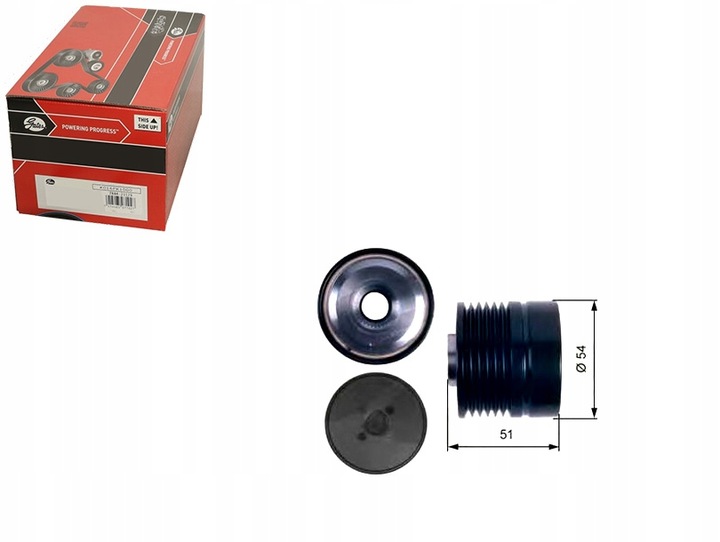 фото №1, Сцепление генератора gates