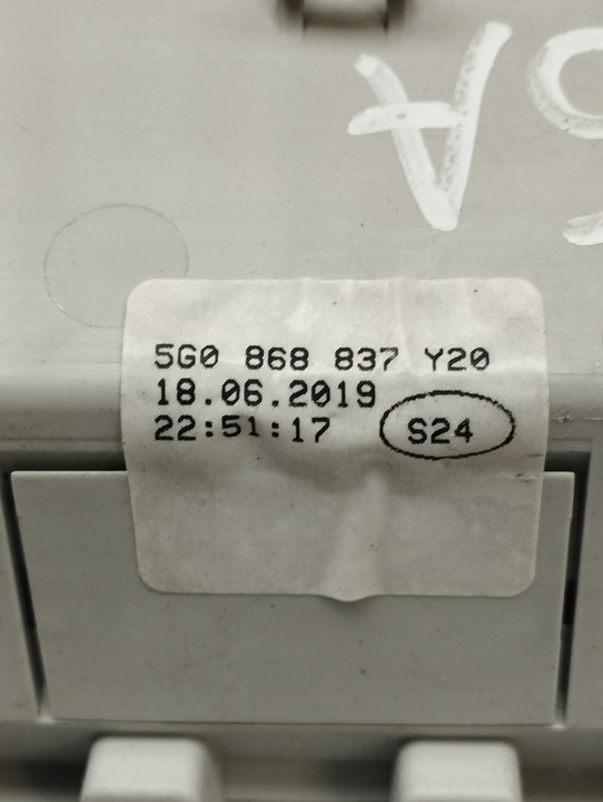 фото №14, Volkswagen golf vii 7 лампа стеля 5g0868837