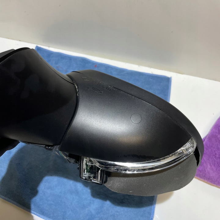 фото №9, Nissan micra k14 правые зеркало 9 контактов кабели