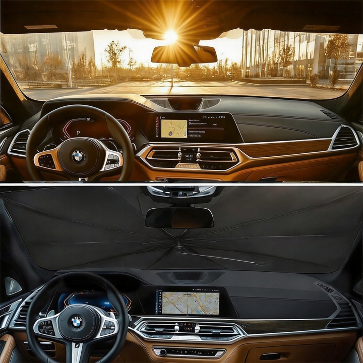 фото №11, Захист сонцезахисна парасоля do автомобіля автомобіль na передня скло 360°