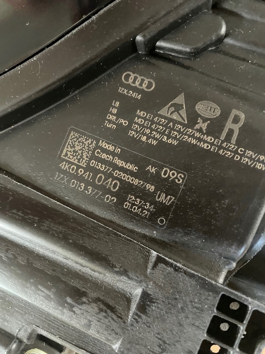 фото №6, Audi a6 c8 лампа фара повний led 4k0941040