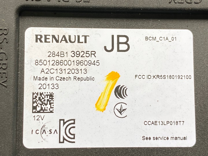 фото №6, Набір стартовий комп'ютер renault clio v 1,3 tce