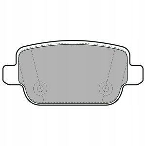 фото №1, Delphi тормозные колодки тормозные зад lp1969 lp1969