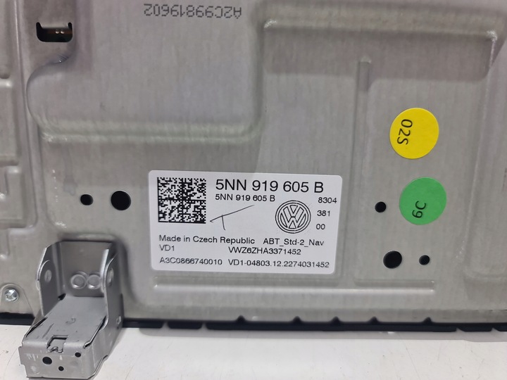 фото №10, Дисплей экран навигации vw tiguan ii 5nn919605b