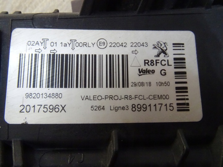 фото №9, Фара led drl ліве peugeot 508 ii 18r- 9820134880 llu