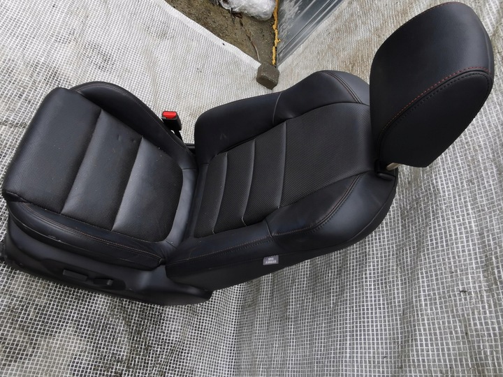 фото №7, Mazda 6 iii gj gl 12-18 сиденье переднее левый электрический чёрная кожа подушка безопасности