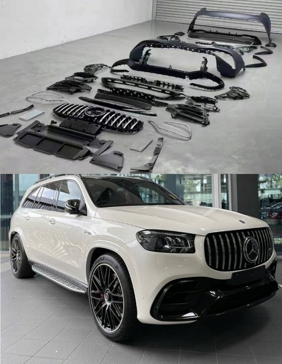 фото №14, Mercedes gls x167 brabus накладка карбон