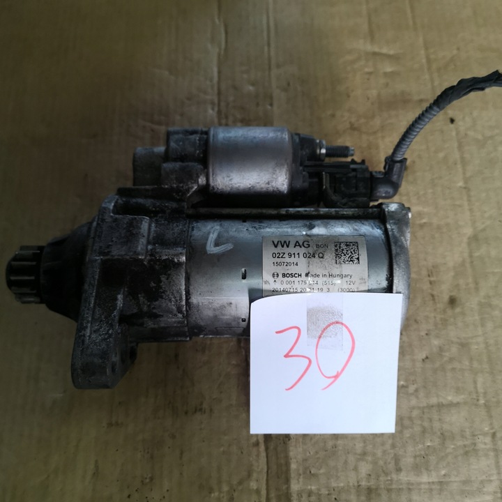 фото №1, Стартер vw golf vii 1.4 tsi 02z911024q