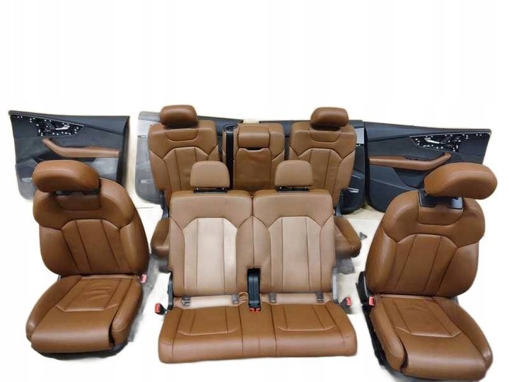 фото №1, Audi q7 4m сиденья диван обшивки комплект 7 ось
