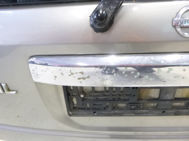 фото №9, Крышка задняя багажника nissan x-trail t30 kx4 серебряная серый 2001 – 2007