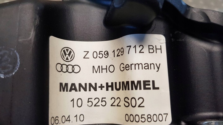 фото №6, Колектор всмоктуючий праві 059129712bh a4 b8 a5 q5 8r a6 c6 3.0 tdi ccw