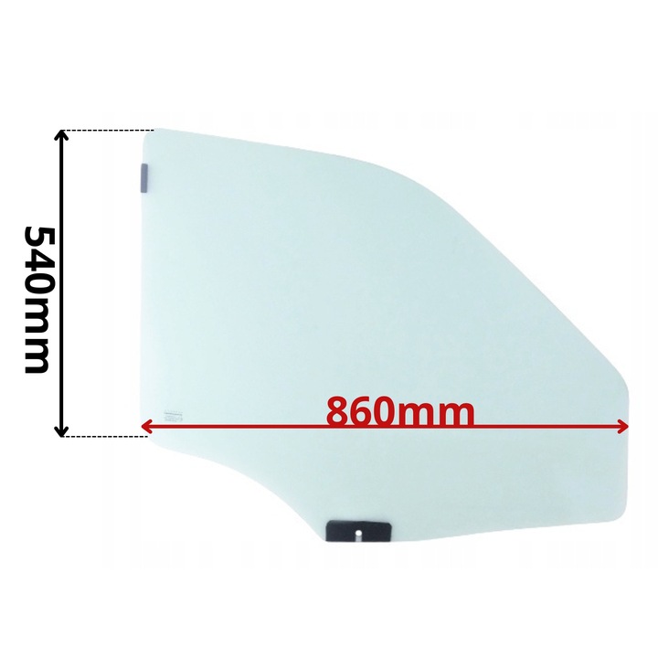 фото №1, Скло бокова двері права опускна opel combo 12- 0513